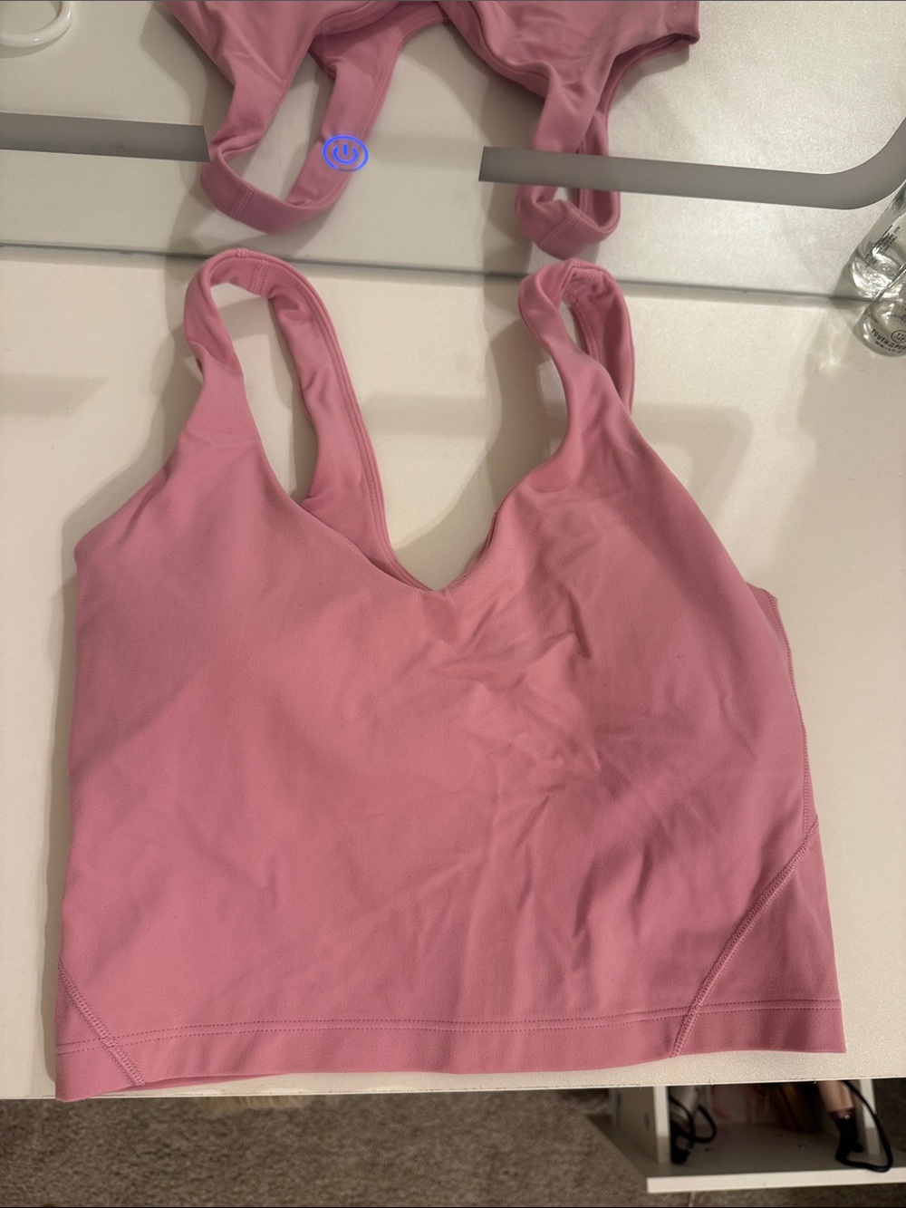 pink align tank lululemon size 2